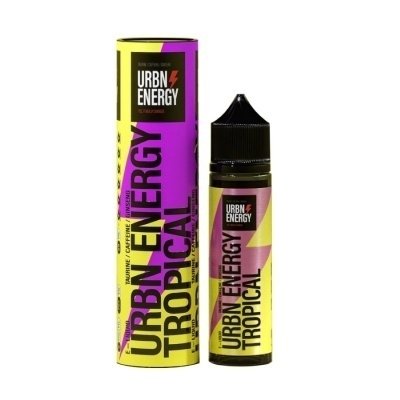 Купить URBN Energy Tropical Mix (Тропические фрукты, Маракуйя, Ананас, Папайя),60 мл, 0 %