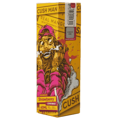 Купить Nasty Juice Cush Man Mango Strawberry (Манго и Клубника), 60 мл, 0 %
