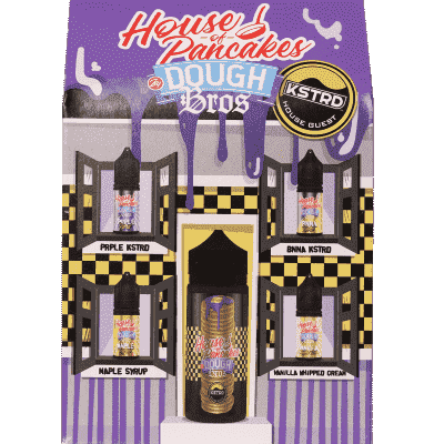 Купить House Of Pancakes KSTRD Edition  (Заварной крем + Блины, Сливки с ванилью, Кленовый сироп), набор 80мл + 4х10мл, 0 %