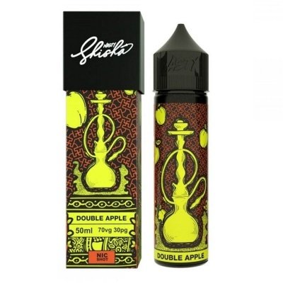 Купить Nasty Juice Shisha Double Apple (Двойное Яблоко), 60 мл, 0,3 %