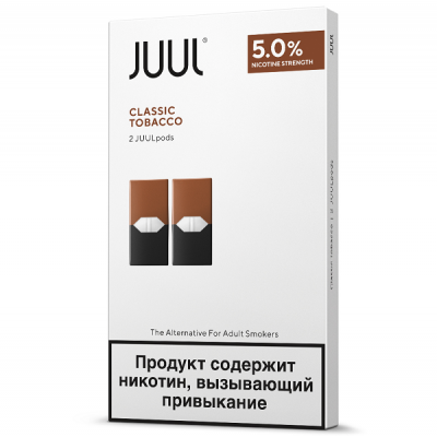 Купить Картридж Juul Labs JUUL Табак x 2