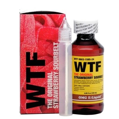 Купить OMG WTF Strawberry Sourbelt (Клубничный мармелад с кислинкой), 120 мл, 0 %