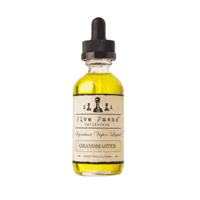 Купить Five Pawns Grandmaster (Арахисовое масло, Банановый крем, Сливки, Карамель), 30 мл, 0 %