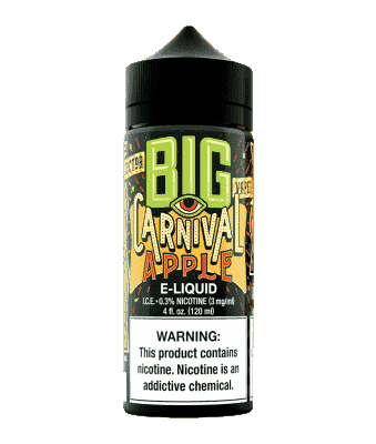 Купить Big Bottle Carnival Apple (Яблоко, Карамель), 120 мл