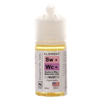 Купить Element Salt Strawberry Whip + Watermelon Chill (Клубника со сливками + Мятный арбуз), 30 мл, 2 %