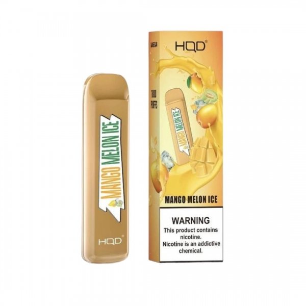 Купить HQD Mega - Mango-Melon  (Манго-Дыня) , 1800 затяжек, 20 мг (2%)