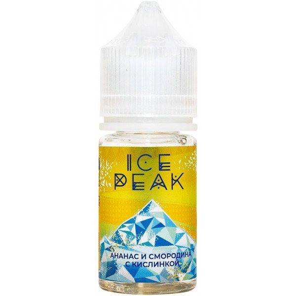 Купить Ice Peak Salt - Ананас и смородина с кислинкой, 30мл, 0 мг/мл