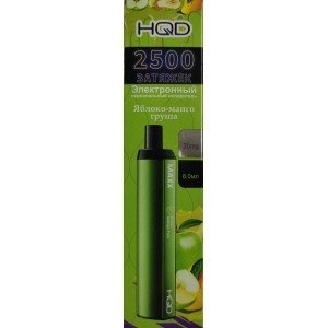 Купить HQD Maxx - Яблоко-манго-груша, 2500 затяжек, 20 мг (2%)