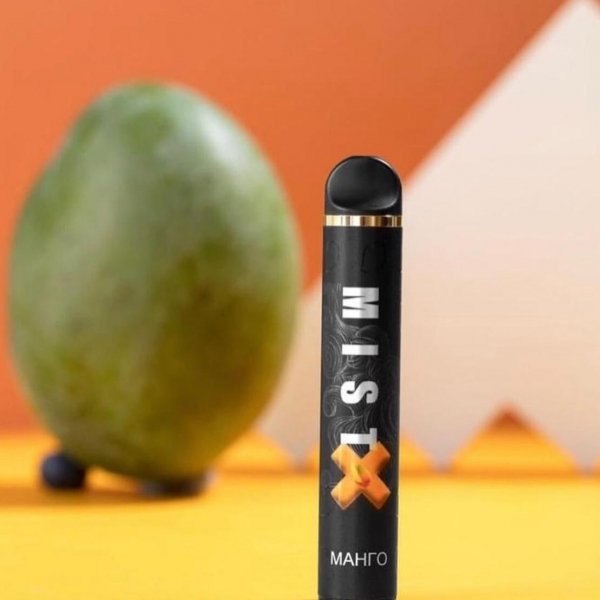 Купить Mist X - Манго, 1500 затяжек, 20 мг (2%)
