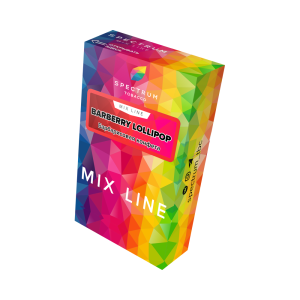 Купить Spectrum Mix Line - Barberry Lollipop (Барбарисовая конфета) 40г