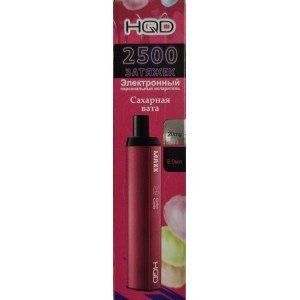 Купить HQD Maxx - Сахарная вата, 2500 затяжек, 20 мг (2%)