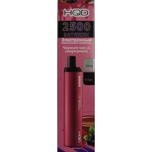 Купить HQD Maxx - Черный чай со смородиной, 2500 затяжек, 20 мг (2%)