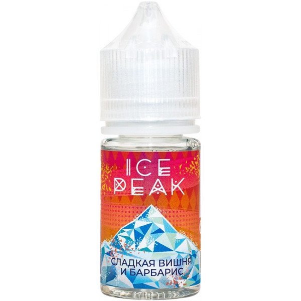 Купить Ice Peak Salt - Сладкая вишня и барбарис, 30мл, 0 мг/мл