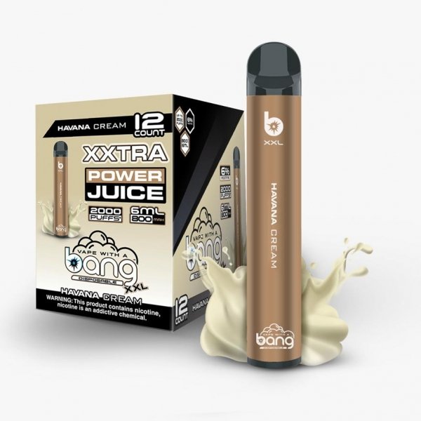 Купить Bang XXL - Havana Cream (Гавана крем), 2000 затяжек, 20 мг (2%)