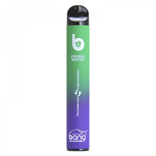 Купить Bang ProMax - Холодная мята - Алоэ Виноград, 2000 затяжек, 20 мг (2%)