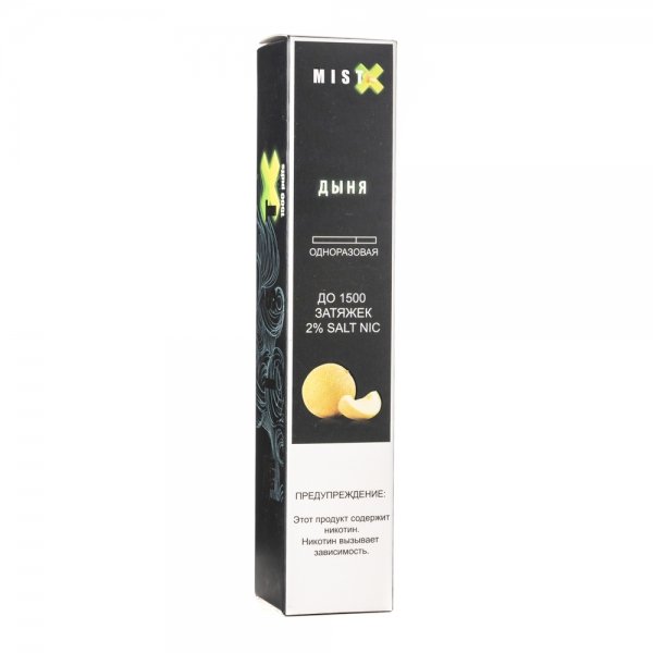 Купить Mist X - Дыня, 1500 затяжек, 20 мг (2%)