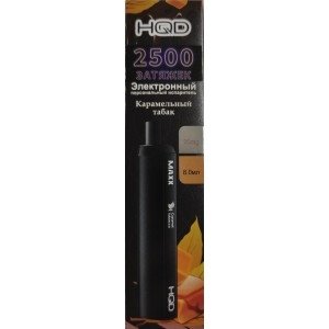 Купить HQD Maxx - Карамельный табак, 2500 затяжек, 20 мг (2%)