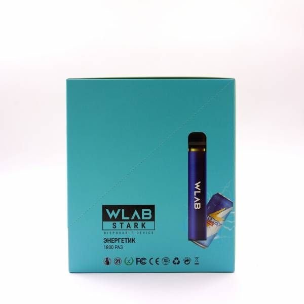 Купить Wlab - Энергетик, 1800 затяжек, 20 мг (2%)