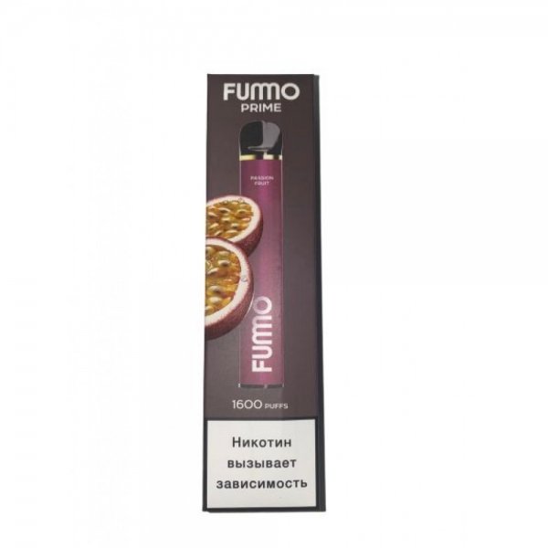Купить Fummo Prime - Маракуйя, 1600 затяжек, 20 мг (2%)
