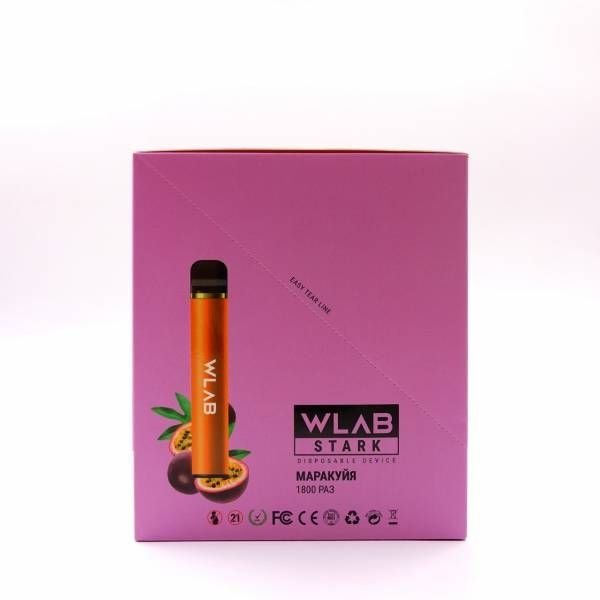Купить Wlab - Маракуйя, 1800 затяжек, 20 мг (2%)