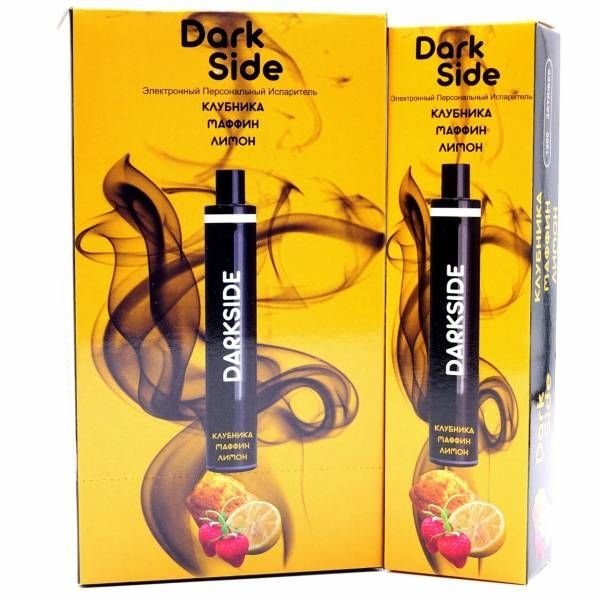 Купить DarkSide – Клубника, Маффин, Лимон 1200 затяжек, 20 мг (2%)