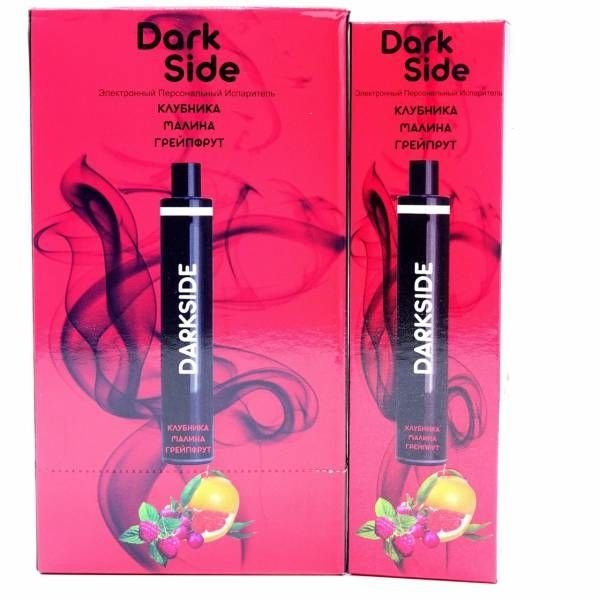 Купить DarkSide – Клубника, Малина, Грейпфрут, 1200 затяжек, 20 мг (2%)