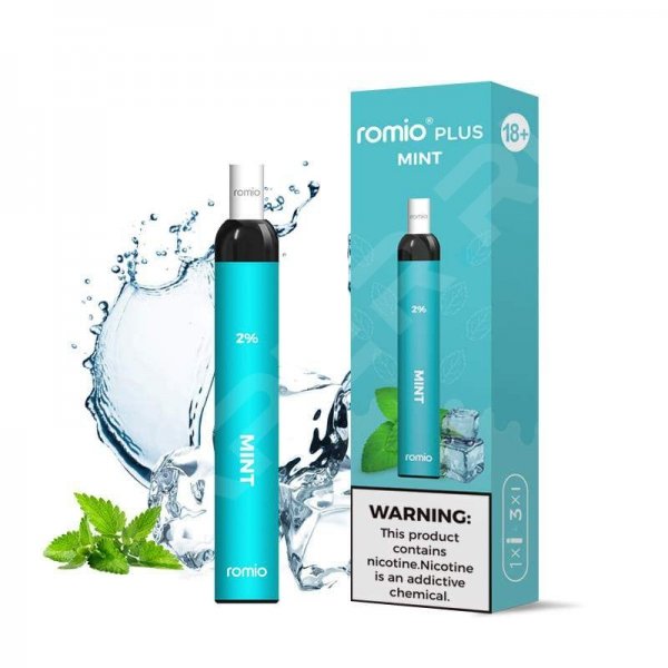 Купить Romio Pus - Mint (Мята), 500 затяжек, 20 мг (2%)