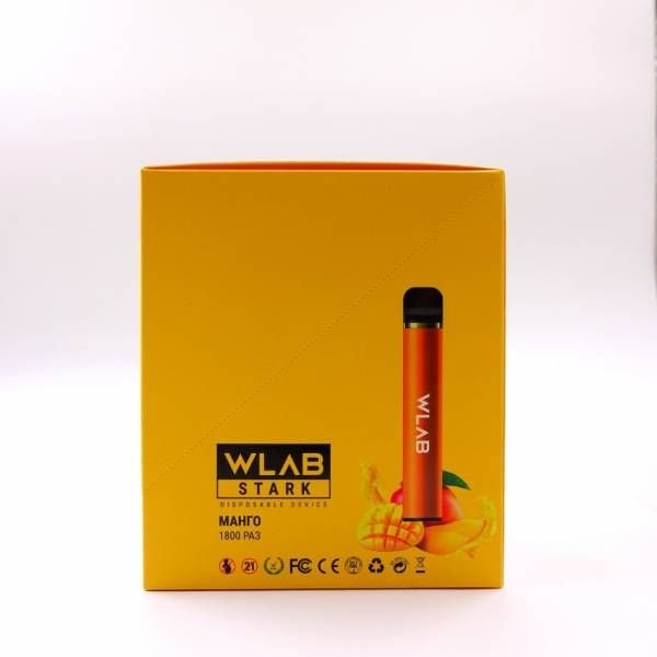 Купить Wlab - Манго, 1800 затяжек, 20 мг (2%)