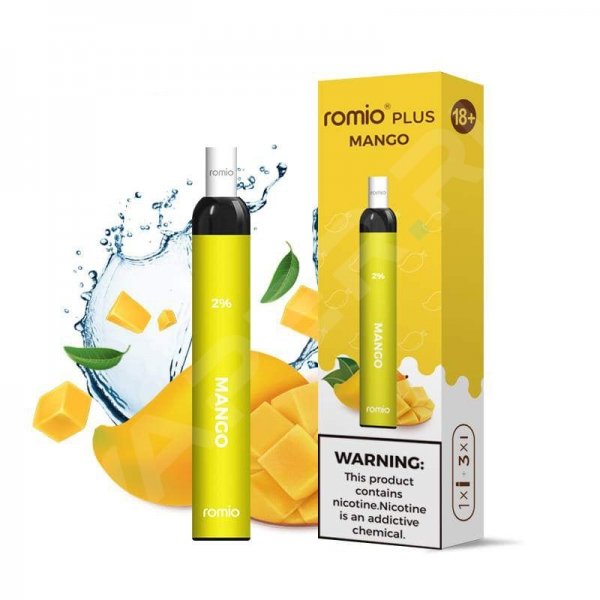Купить Romio Pus - Mango (Манго), 500 затяжек, 20 мг (2%)