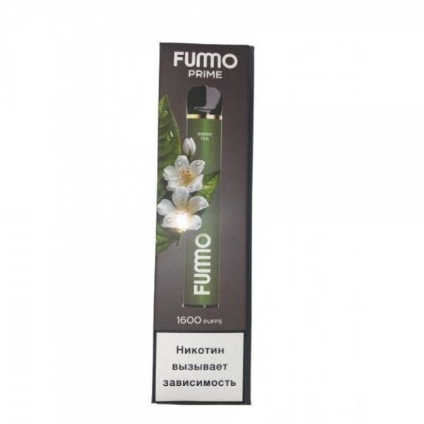 Купить Fummo Prime - Зеленый чай, 1600 затяжек, 20 мг (2%)