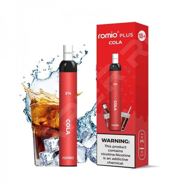 Купить Romio Pus - Cola (Кола), 500 затяжек, 20 мг (2%)