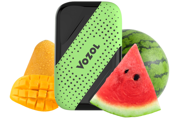 Купить Vozol D4 - Lush Ice + Iced Mango , 1000 затяжек, 20 мг (2%)