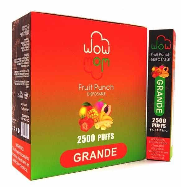 Купить Twins Grande – Фруктовый пунш, 2500 затяжек, 20 мг (2%)