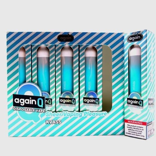 Купить Again Q – Квас, 2500 затяжек, 20 мг (2%)