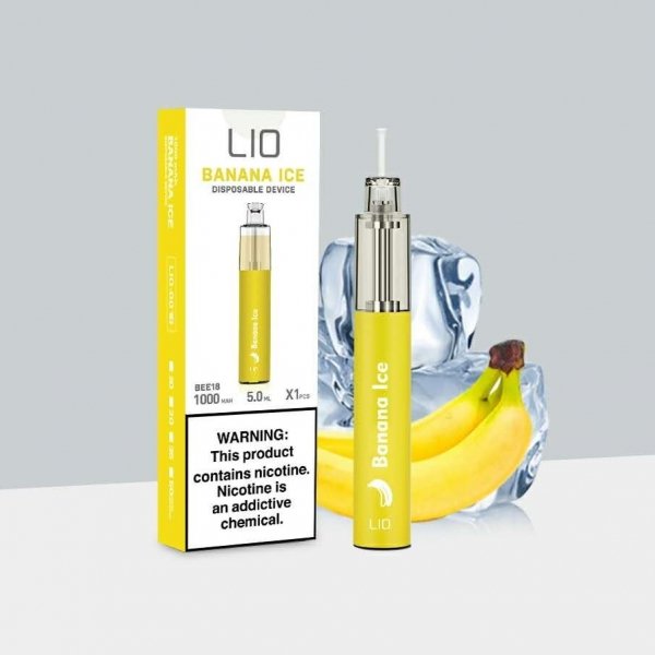 Купить LIO Bee by iJoy - Banana (Банан), 1500 затяжек, 20 мг (2%)