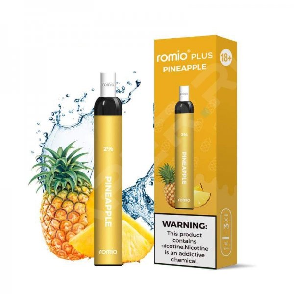 Купить Romio Pus - Pineapple (Ананас), 500 затяжек, 20 мг (2%)