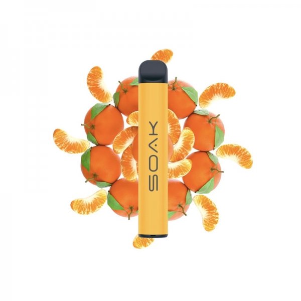 Купить Soak Q - Mandarin (Мандарин), 800 затяжек, 20 мг (2%)