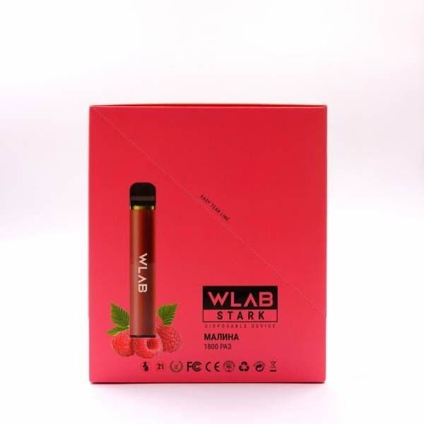 Купить Wlab - Малина, 1800 затяжек, 20 мг (2%)