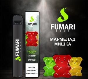 Купить Fumari - Мармеладные мишки, 800 затяжек