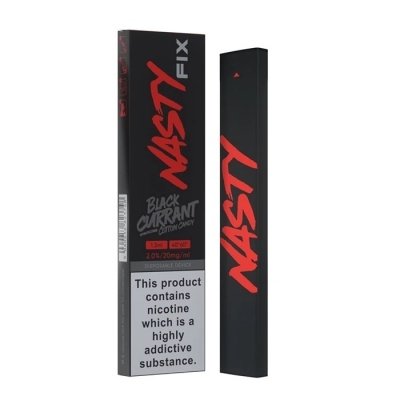 Купить Nasty Fix - Black Currant (Черная смородина), 300 затяжек, 50 мг (5%)