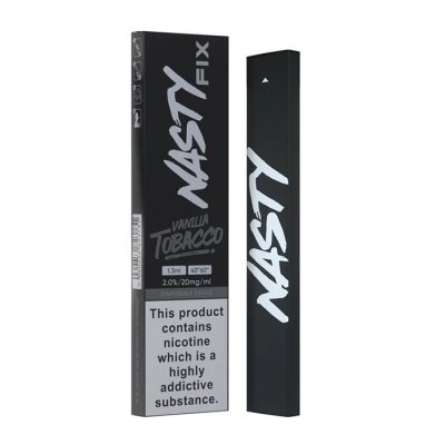 Купить Nasty Fix - Vanilla Tobacco (Ваниль), 300 затяжек, 50 мг (5%)
