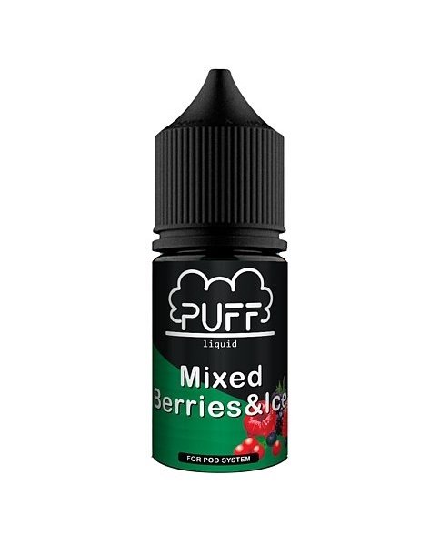 Купить Puff Salt - Mixed Berries & Ice (Ягодный микс, Лед) 30мл