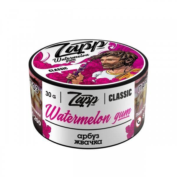 Купить ZAPP - Watermelon Gum (Арбуз с мятой) 30г