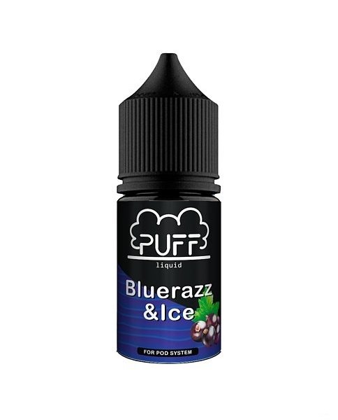 Купить Puff Salt - Bluerazz & Ice (Голубая малина, Лед) 30мл