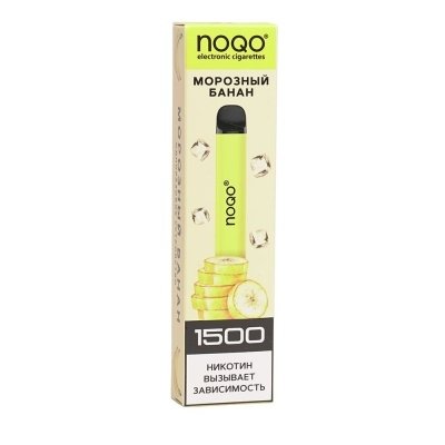 Купить NOQO - Морозный Банан, 1500 затяжек, 20 мг (2%)