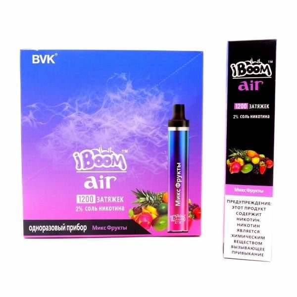 Купить iBoom Air – Микс фрукты, 1200 затяжек, 20 мг (2%)