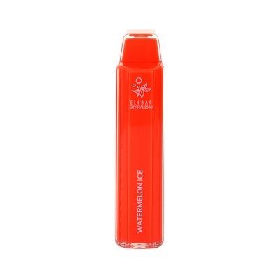 Купить Elf Bar Crystal - Watermelon Ice (Ледяной арбуз), 2500 затяжек, 20 мг (2%)