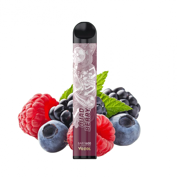 Купить Vozol Bar - Микс лесных ягод, 1600 затяжек, 20 мг (2%)
