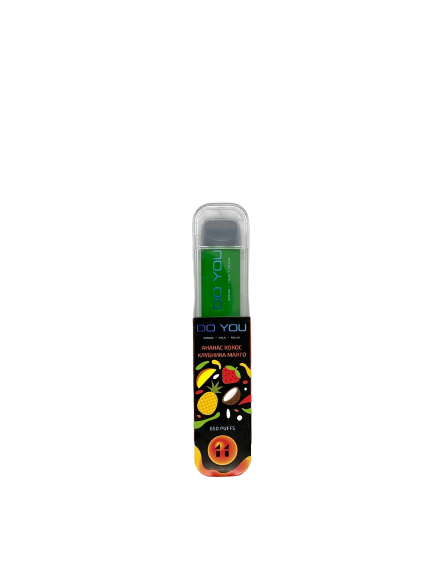 Купить Do You - Pineapple, Coconut, Strawberry, Mango (Ананас, Кокос, Клубника, Манго), 650 затяжек, 20 мг (2%)