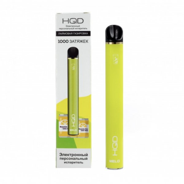 Купить HQD Melo - Лаймовая газировка, 1000 затяжек, 20 мг (2%)